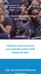 Mobile Screenshot of humaneeducation.org